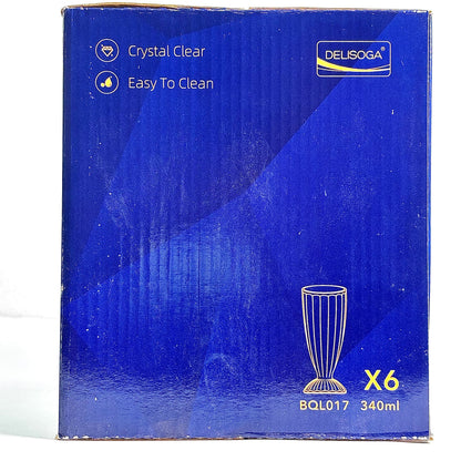 6 Pcs Smoothie Glass | BQLO17