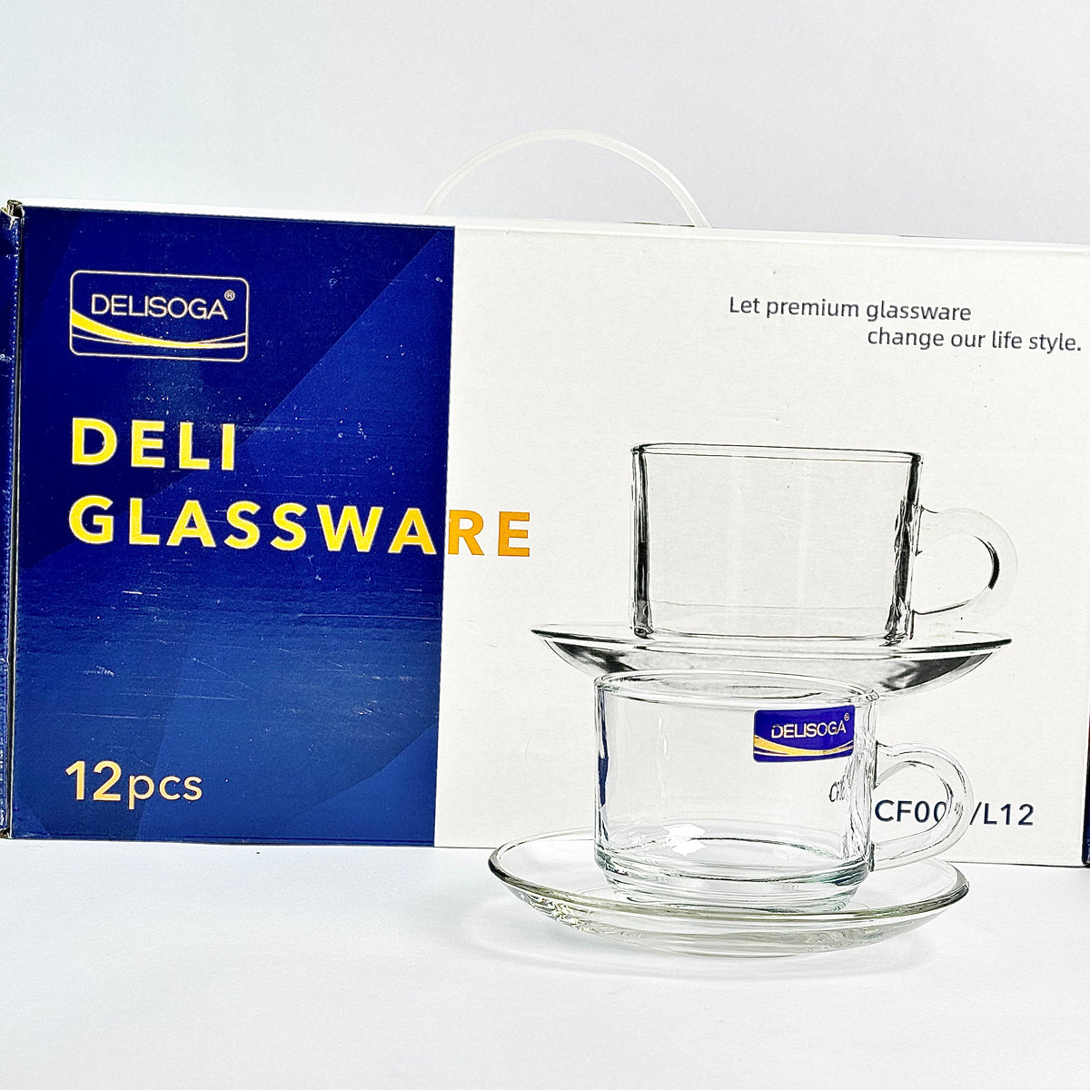 12 Pcs Cup & Saucer Set |CF001/L12