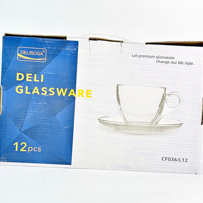 12 Pcs Cup & Saucer Set |CF036/L12