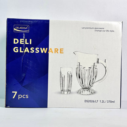 DELI GLASSWARE WATER  SET-7Pcs|DS2026/L7