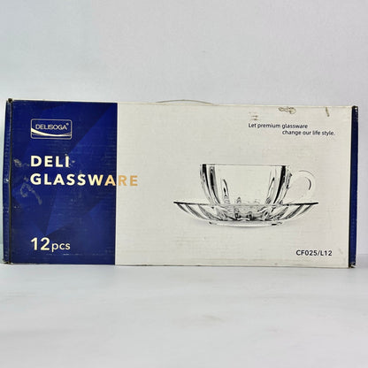 Cup & Saucer Set ( 6 cups & 6 saucers ) | CF025/L12