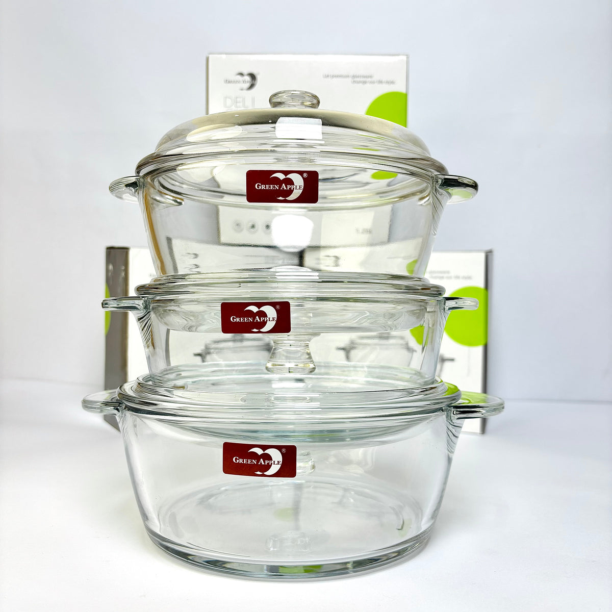3 Pcs Casserole Set With Lid  | EB20/L3