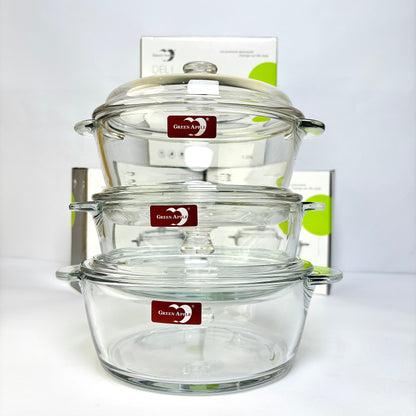 3 Pcs Casserole Set With Lid  | EB20/L3
