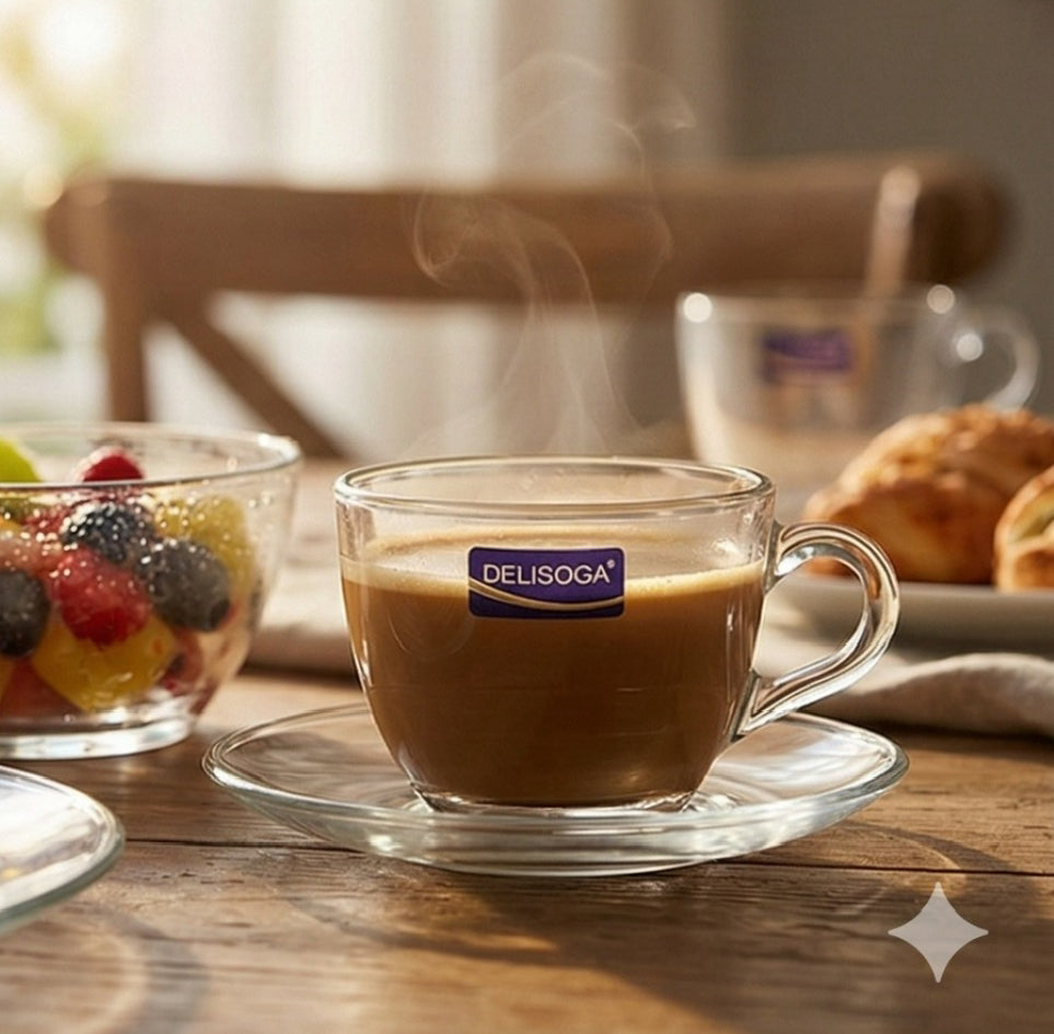 12 Pcs Cup & Saucer Set |CF036/L12