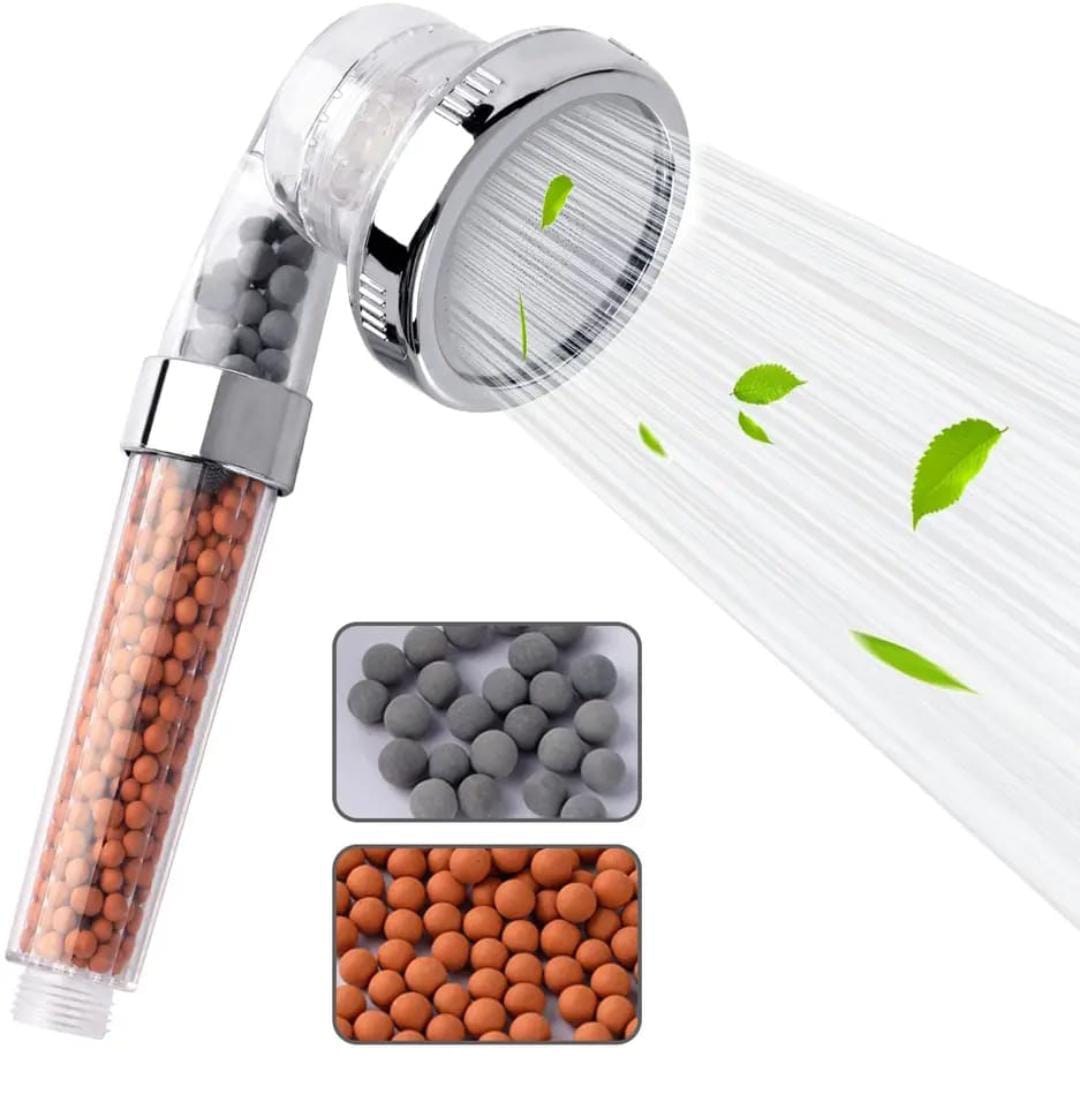 Filtered Handheld Shower Head – Ionic Water-Saving Shower Filter