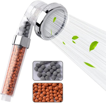 Filtered Handheld Shower Head – Ionic Water-Saving Shower Filter