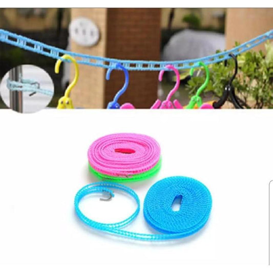 Retractable Windproof Clothesline – 3 Meter Grid Design Drying Rope