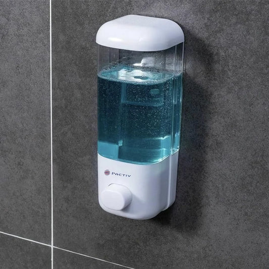 Wall Mounted Soap Dispenser – 500ml Manual Hand Soap & Shower Gel Dispenser