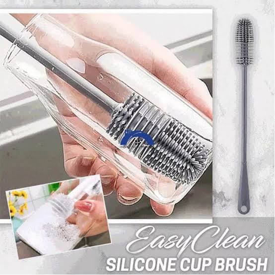 Silicone Bottle Brush – Long Handle Food-Grade Cleaning Brush