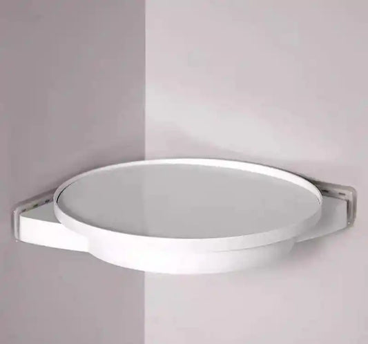 360° Rotating Triangle Corner Storage Rack – Bathroom & Kitchen Organizer