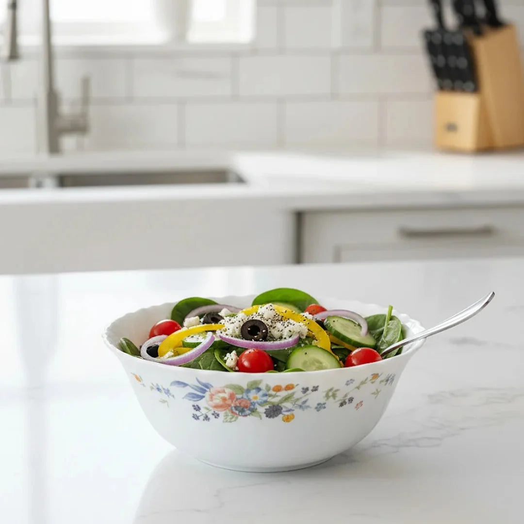 26-Piece Opalware Dinner Set A Splash of Color for Every Occasion