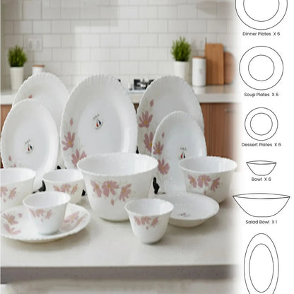 Opal New Style Dinner Set – 26 Pieces