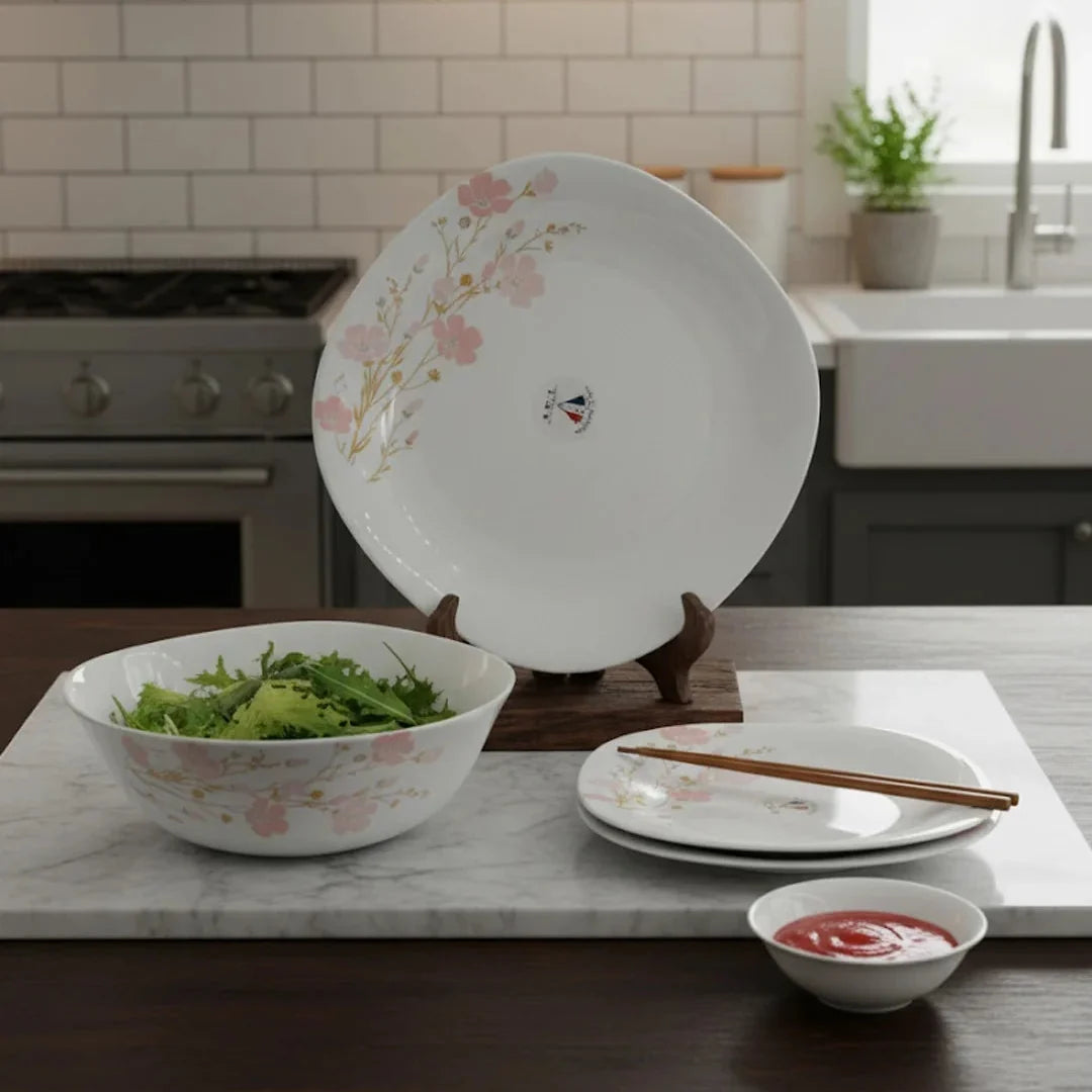 Opal Elegant Floral Dinnerware Set  – 26 Pieces