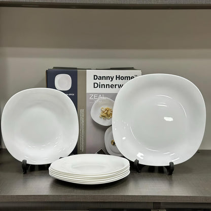 Danny Home Opal Glass Dinnerware Set 18pcs