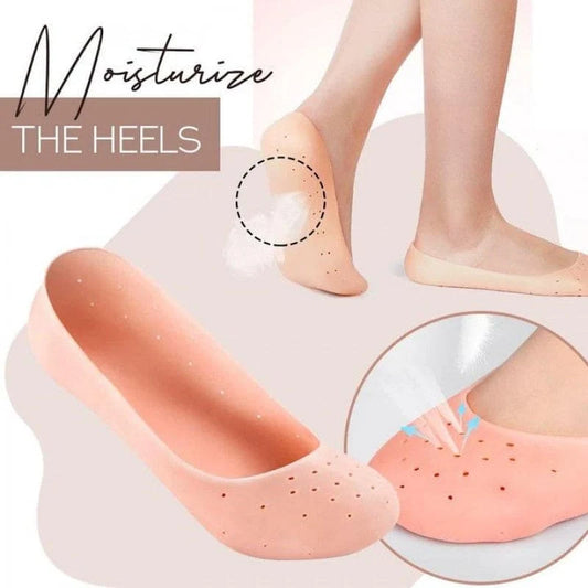 Full Silicone Gel Socks – Moisturizing Heel & Foot Protector Socks