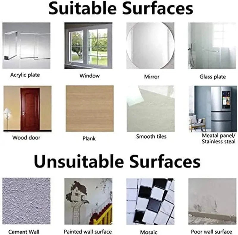 Transparent Self-Adhesive Wall Hooks – Traceless Double-Sided Hooks (Pack of 10 Pairs)
