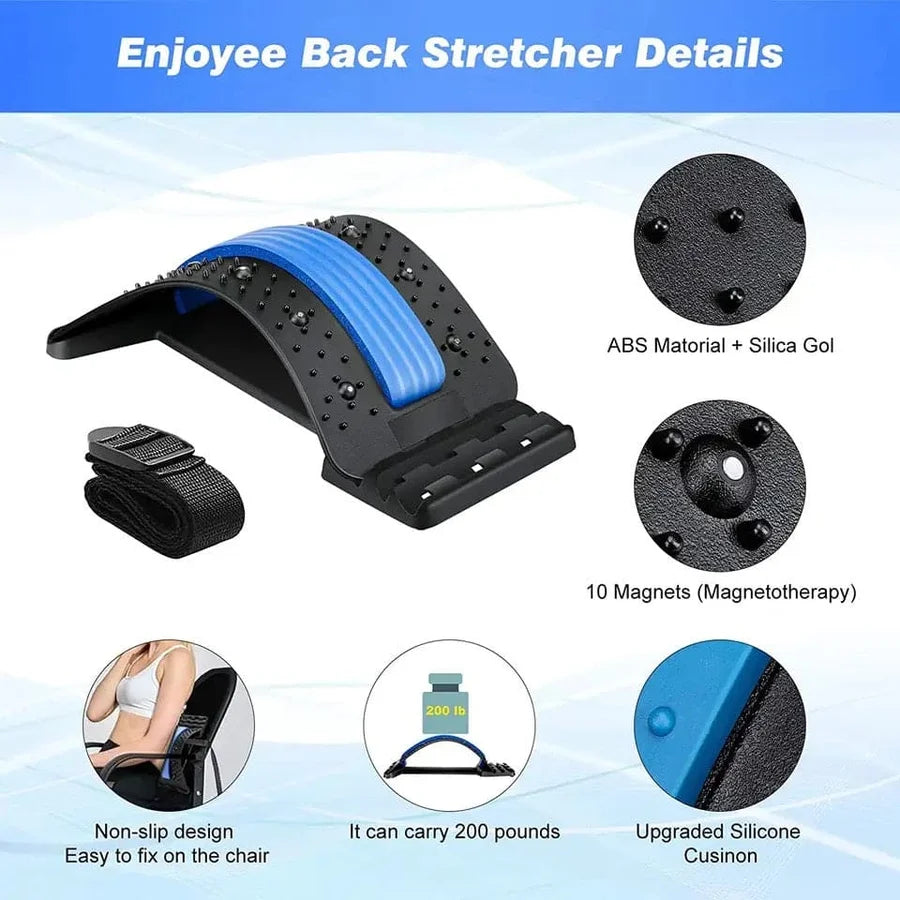 Adjustable Back Stretcher – Multi-Level Stretching & Relaxation Device