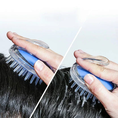 Silicone Scalp Massage Brush – Shampoo Hair Washing Brush