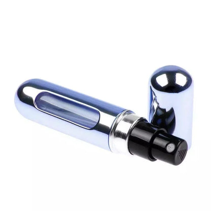 Mini Refillable Travel Perfume Bottle – Metal Atomizer Spray Case