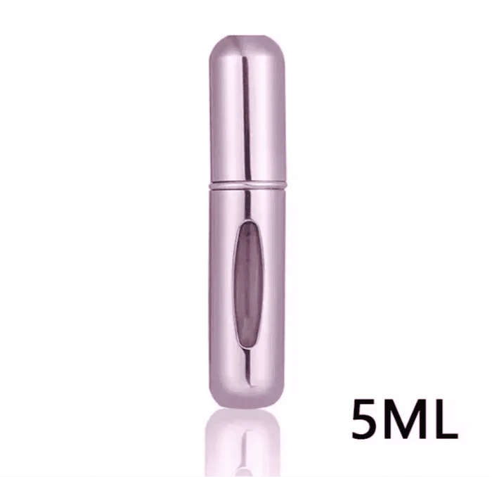 Mini Refillable Travel Perfume Bottle – Metal Atomizer Spray Case