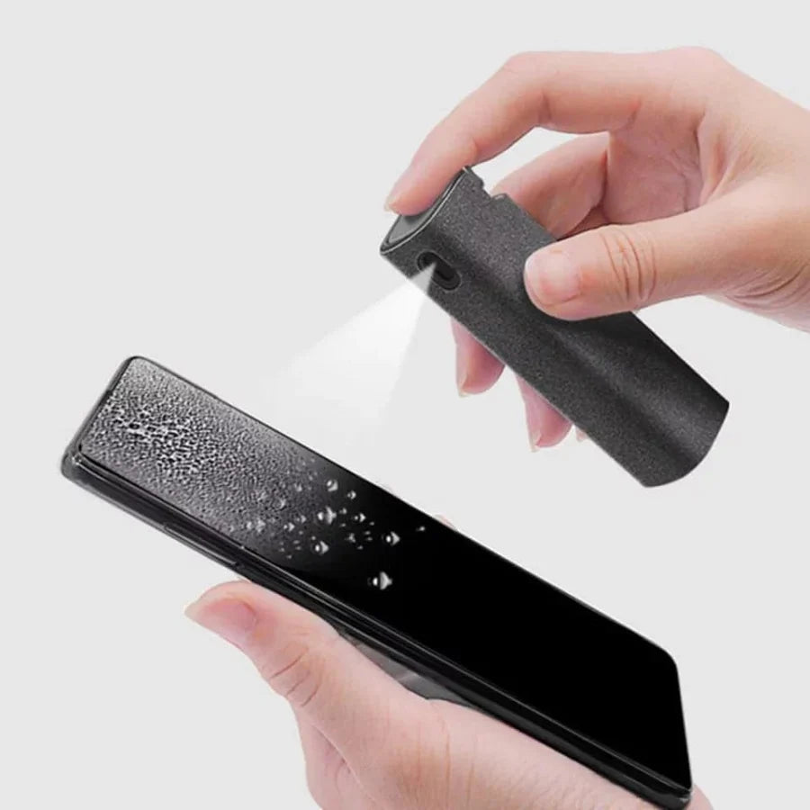 Portable Screen Cleaner Spray – Mist Cleaner with Microfiber Wipe