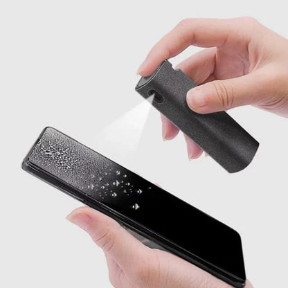 Portable Screen Cleaner Spray – Mist Cleaner with Microfiber Wipe