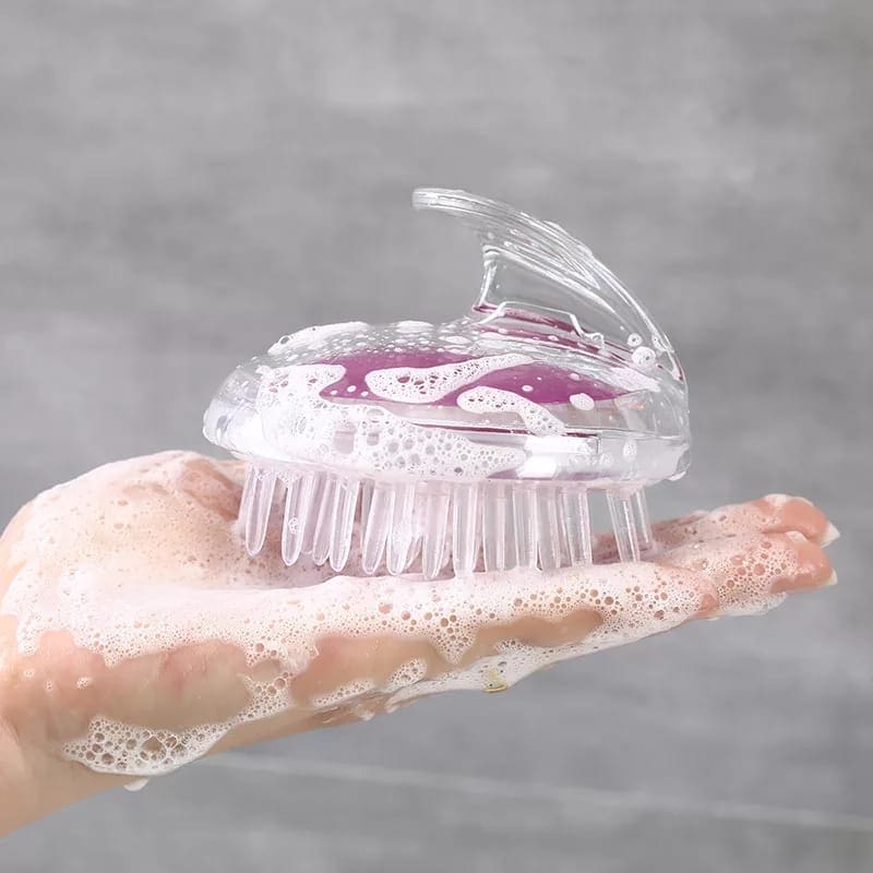 Silicone Scalp Massage Brush – Shampoo Hair Washing Brush