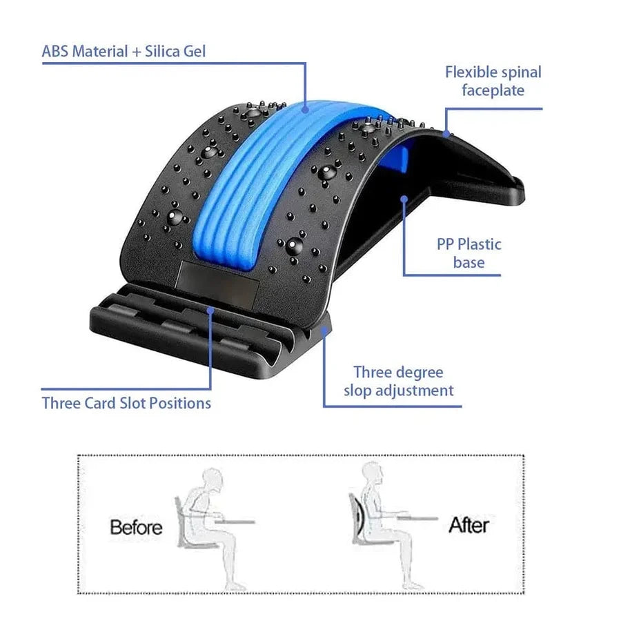 Adjustable Back Stretcher – Multi-Level Stretching & Relaxation Device