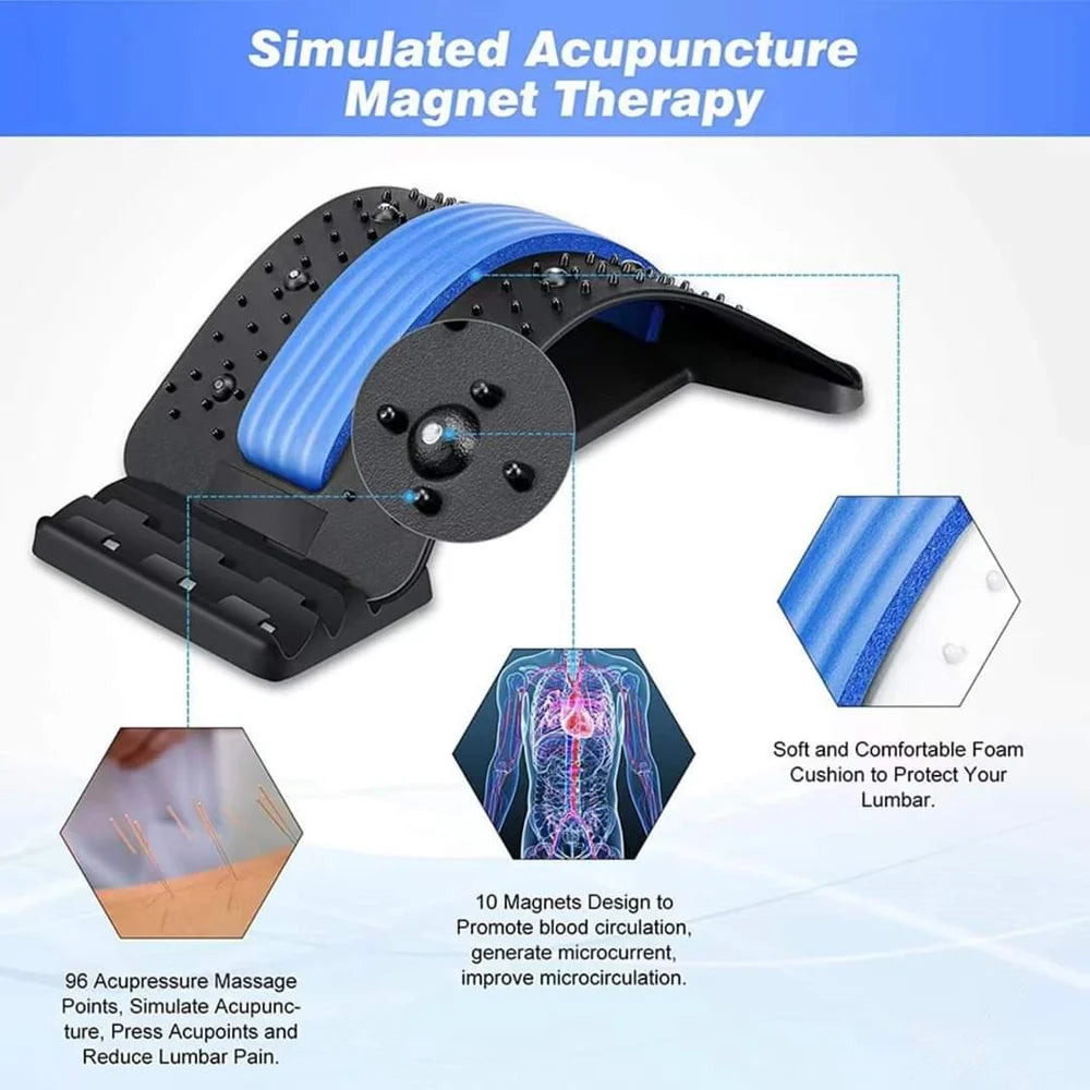 Adjustable Back Stretcher – Multi-Level Stretching & Relaxation Device