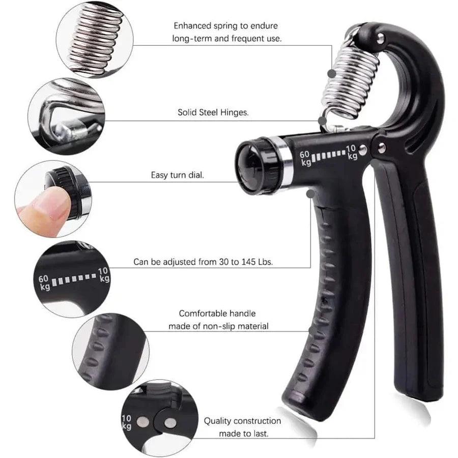 R-Type Spring Hand Gripper – Wrist & Forearm Strength Trainer