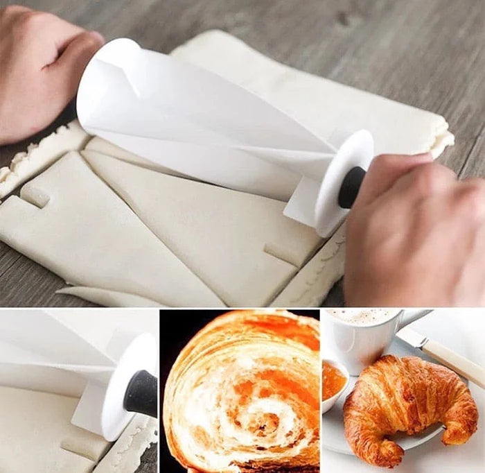 Croissant Cutter – Plastic Dough Rolling & Molding Tool