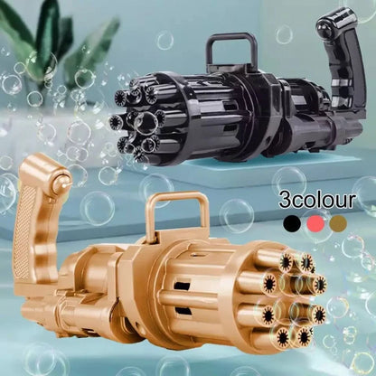 8-Hole Bubble Gun – Automatic Electric Bubble Maker Toy