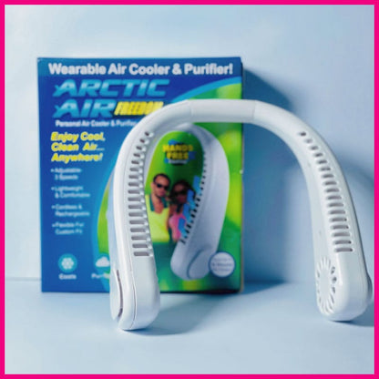 Bladeless Personal Air Cooler – Wearable Neck & Portable Cooling Fan