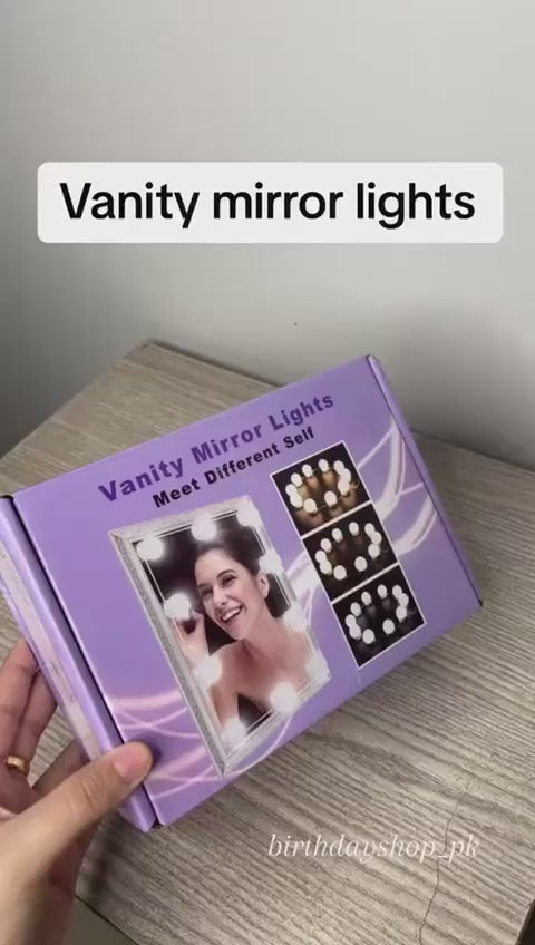 10-Bulb Vanity Mirror Lights – Dimmable LED Makeup Lighting