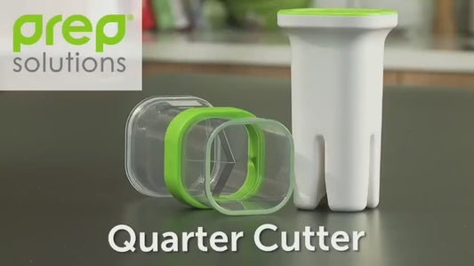 Manual Quarter Cutter – Stainless Steel Fruit & Vegetable Slicer