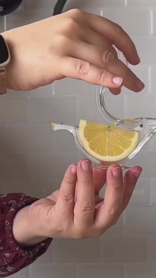Bird-Shape Manual Citrus Juicer – Transparent Lemon & Orange Press