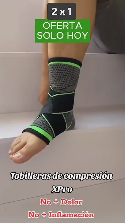 Ankle Support Brace – Adjustable Compression Sleeve (Single Piece)