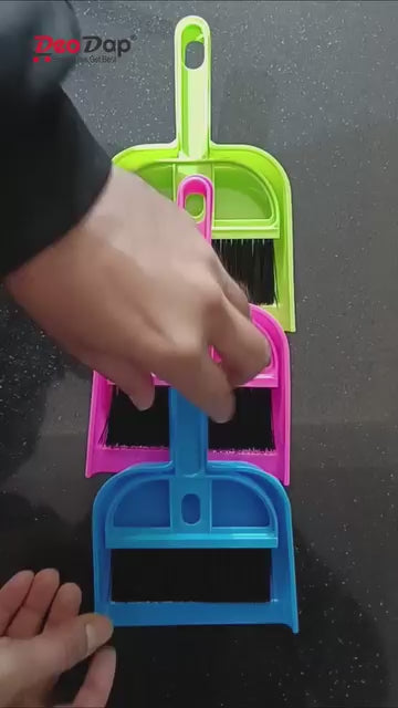 Mini Dustpan & Brush Set – Compact Desktop Cleaning Combo
