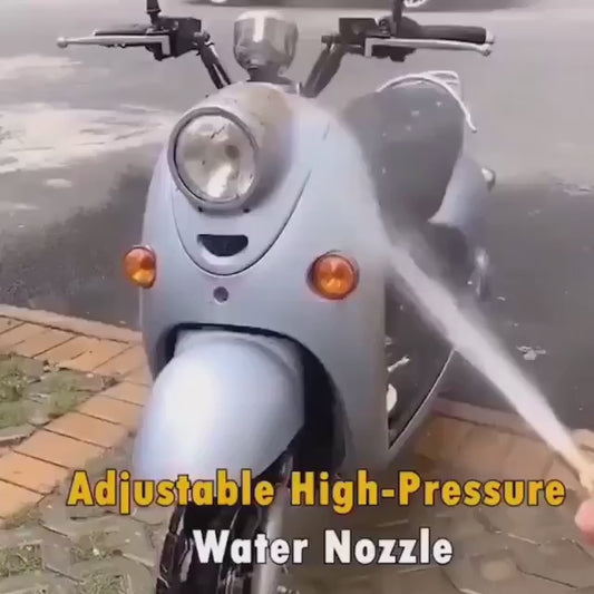 Adjustable High-Pressure Spray Nozzle – Garden & Car Wash Hose Attachment