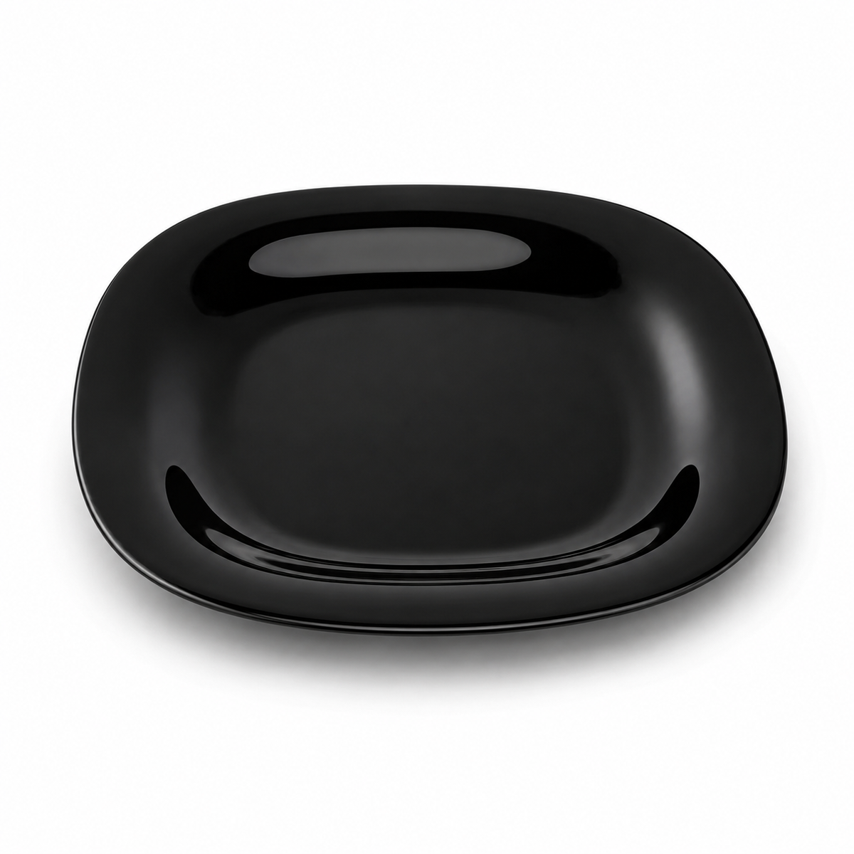 Opal Black Dinner Set Square Loose