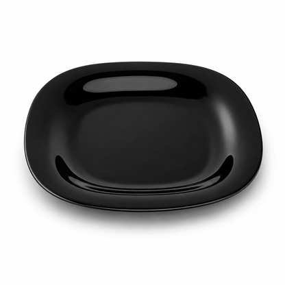 Opal Black Dinner Set Square Loose