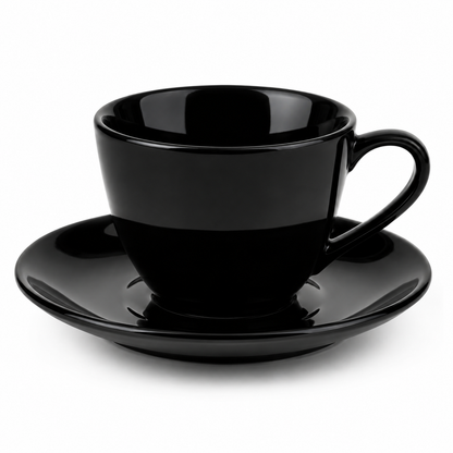Opal Black Dinner Set Square Loose