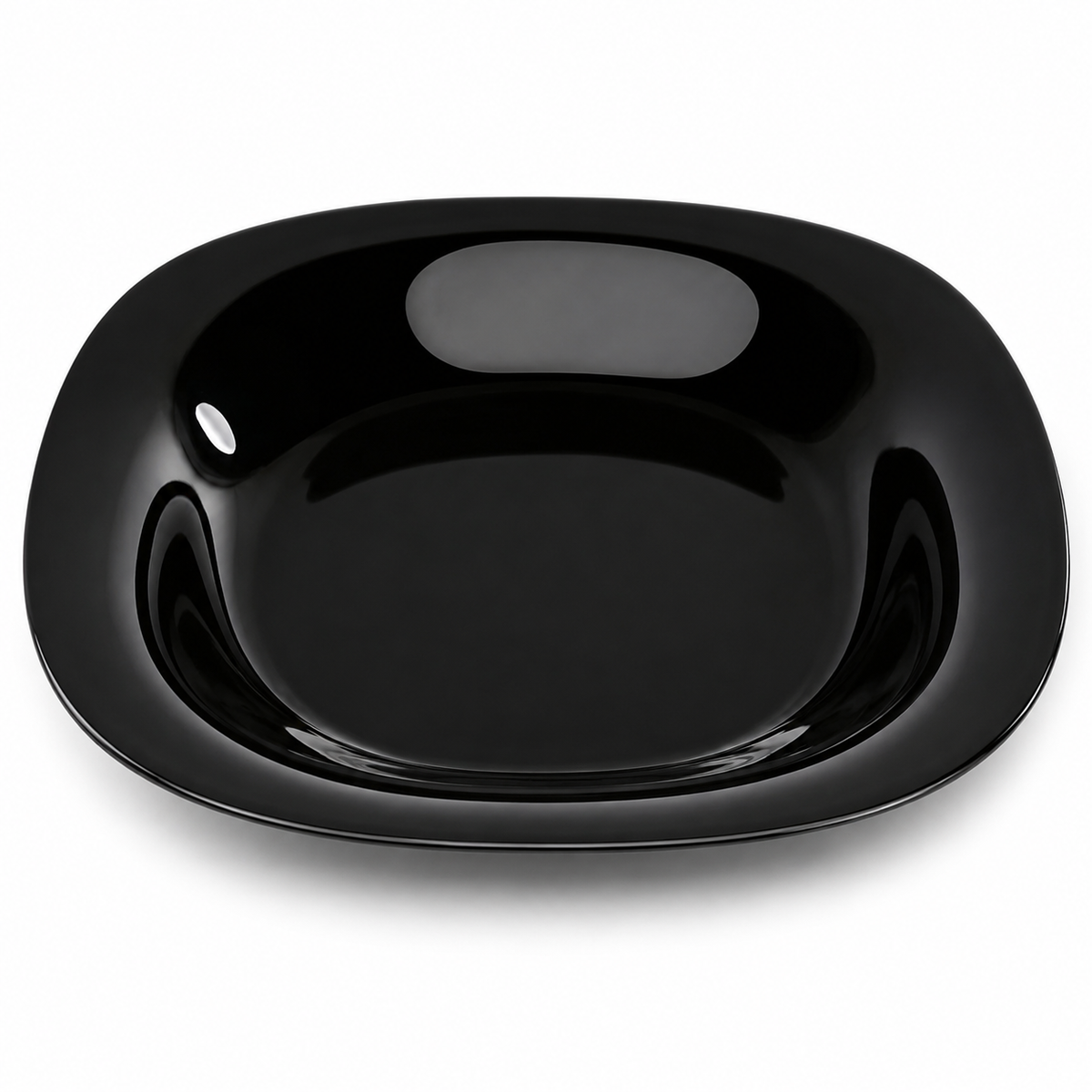 Opal Black Dinner Set Square Loose