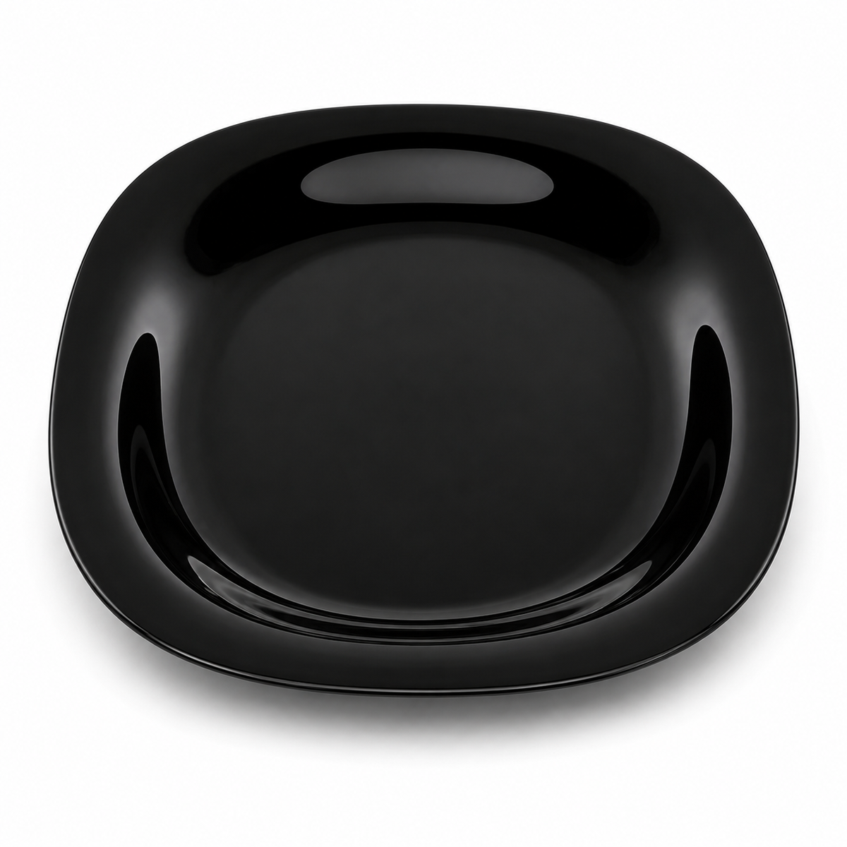 Opal Black Dinner Set Square Loose